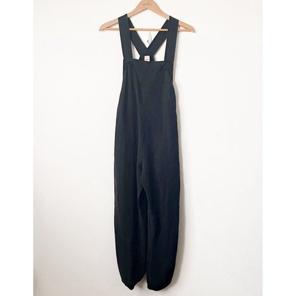 Smash + Tess Black Tencel Romperalls, Small - Picture 5 of 11